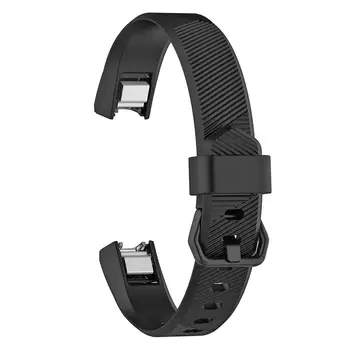 ALLOYSEED Mehki Silikonski Zamenjava Watch Band Zapestnica Trak Za Fitbit Alta HR Fitnes Manšeta za Zapestje Traku Sponke Watchband