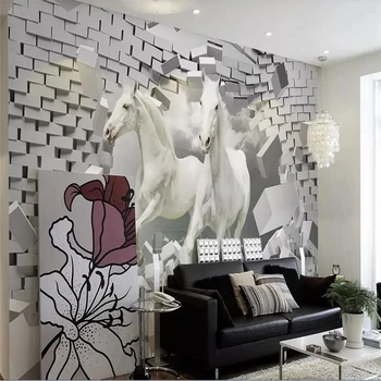 Dekorativne tapete Lovca 3d ustvarjalni prostor dekoracijo TV ozadju stene dekorativno slikarstvo slikarstvo
