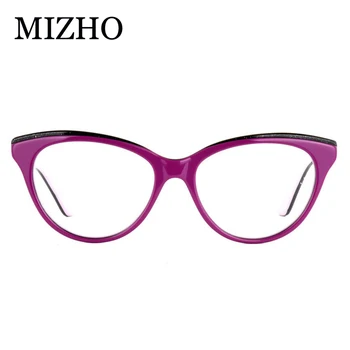 MIZHO Letnik Optičnih Očal Okvir Acetat Očala Slaven 2020 Koreja Očala Ženske Mačka oči Očala Okvirji