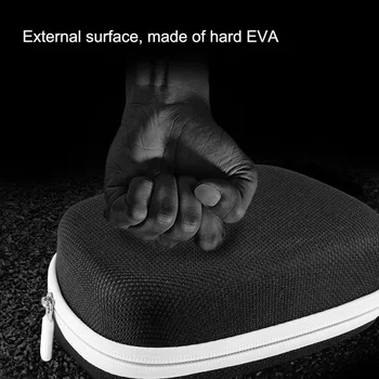 EVA Trdo Lupino kovček z Zapestje Traku za PS5 DualSense PS4 Krmilnik Dodatki Prenosni Shockproof Potovanja StorageBag