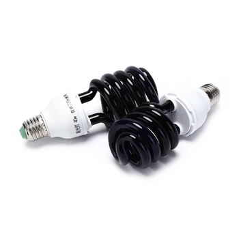 1pc Led Žarnica 220V 36W 40W E27 Ultravijolično (UV Spiralo Varčevanja z Energijo BlackLight Led Lučka Lampada Led Črna Barva Lamparas
