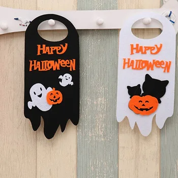 DIY Halloween Dekoracijo Visi Oznako Bučna Stranka Dekor Vrata, Okna Halloween Risanka Slika