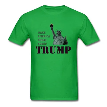 Da Amerika Velik Znova Donald Adut T-shirt Moški Majica Cotton Tee Bela Tshirt Kip Svobode Vrhovi 3D Tisk Oblačil