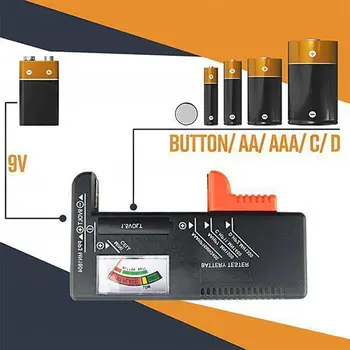 93 Omrežja, Kapaciteta Baterije Tester Škatla za Shranjevanje Pregleden Merjenje Organizator Primeru Pribor za AAA AA 9V C D Bateriji
