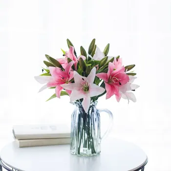 Visoka Kakovost Pravi Dotik Calla Lily Umetno Cvetje Calla Lily Šopek Za Poročni Šopek Poročne Matične Dekoracijo Cvet