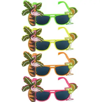 Hawaiian Očala Tropskih Hula Plaža, pivo Party Očala, Ananas Flamingo Očala Kokoš Noč Fazi pustna očala darilo