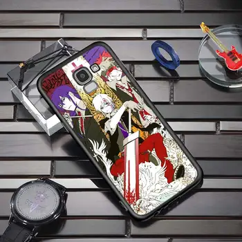 Črni Pokrov D Sivo-Človek anime za Samsung Galaxy J7 J8 Duo J5 J6 Prime J4 Plus J2 J3 Jedro 2018 2017 2016 Primeru Telefon