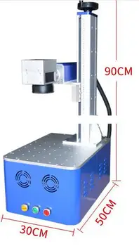 CNC Prtable Fiber Laser Marking Pralni Lasersko Graviranje Stroj