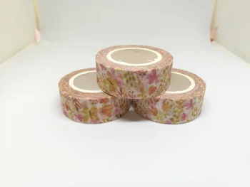 1,5 cm Srčkan metulj cvet Lepilni Trak za Scrapbooking DIY Obrti Lepljivo Deco Maskiranje Japonski Papir Washi Tape