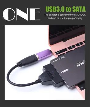 USB 3.0, Da SATA 3 Kabel Sata na USB 3.0 Adapter do 6 Gbps Podpora 2.5