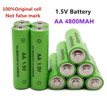 Nov 1,5 V AA 4800mAh polnilne baterije 1,5 V Alkalni Polnilna batery za led luči, igrače, mp3 Brezplačna dostava
