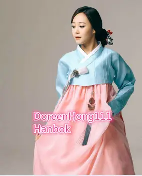 Hanbok Obleko Po Meri Narejene Korejski Tradicionalno Žensko Hanbok Korejski Nacionalni Kostum
