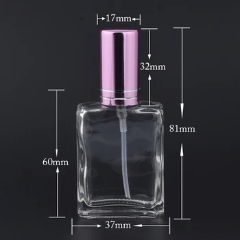 MUB - 17ml Stekla tkalnico Steklenice Prazne Spray Črpalka Parfum ponovno napolniti Steklenico Kozmetični Posode