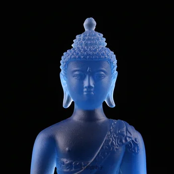 Najnovejši Barvni glaze kip bude Bhaisajyaguru slika Bhaisajya Buda figur medicine Buda bodhisattva Dobre sreče