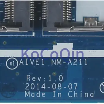 KoCoQin Prenosni računalnik z matično ploščo Za LENOVO ThinkPad E450 E450C I3-5005U Mainboard 00HT778 AIVE1 NM-A211