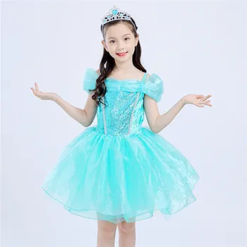 Dekleta Alatin Princesa Obleko gor Otrok Cosplay Kostum Otrok Halloween Party Fancy Obleke Žogo Obleke Haljo Fille