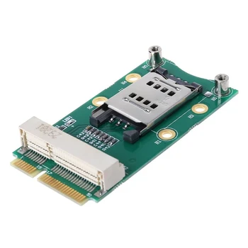 Mini PCI-E Adapter s SIM Kartico v Režo za 3G/4G WWAN LTE GPS Kartica Mini PCI-e Adapter