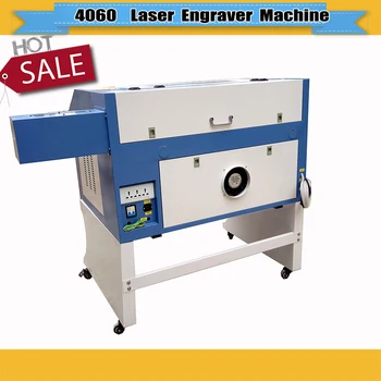 Vroče prodati 80W CO2 Laser Graviranje Rezanje kartico graviranje stroj TS4060 6040 z CW5000 vode chiller