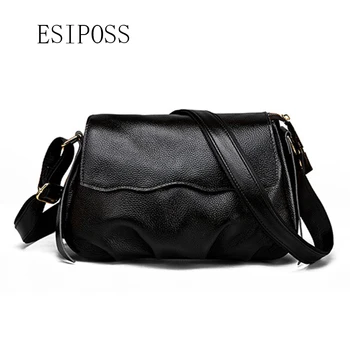 2018 Znane blagovne znamke design ženska torba pravega usnja ženske torba preprost in eleganten divje Crossbody vrečko zložljiva denarnica vrečko