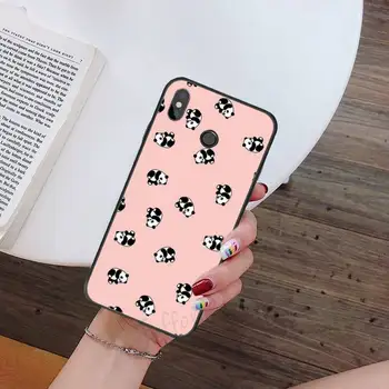 Srčkan Panda risanka smešno živali, Telefon Primeru Za Xiaomi Redmi opomba 7 8 9 t k30 max3 9 s 10 pro lite