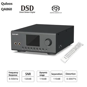 Quloos QA860 HiFi Lossless Digitalni Predvajalnik AD1955 OPA2134 DAC LME49720 24Bit/192KHz DSD64 Koaksialni/optični vhod Predvajalnik Glasbe