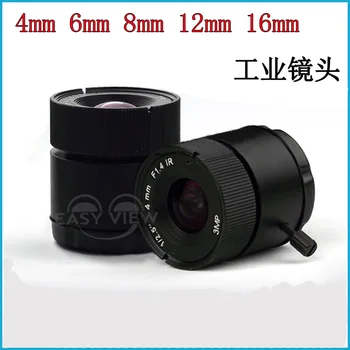 High Definition 4 mm 6 mm 8 mm 12 mm 16 mm Industrijskih Objektiv CS Vmesnik Industrijskih Objektiv Kamere