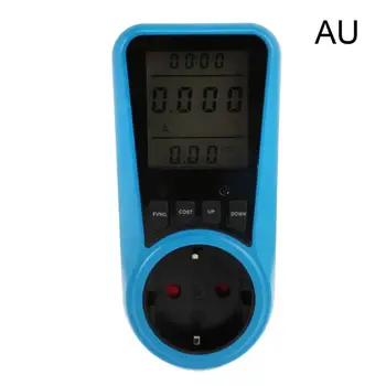 Priključite Digital Napetost Wattmeter Poraba Energije W Energijo Merilnik AC Električne energije Analyzer Monitor Vtičnico