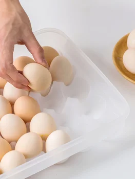34 Omrežja s Pokrovom Jajce Škatla za Shranjevanje Gospodinjski Kuhinja Jajce Polje Hladilnik za Shranjevanje Hrane Polje