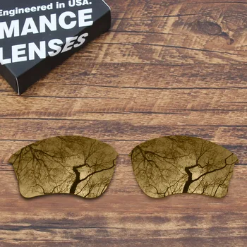 ToughAsNails Polarizirana Zamenjava Leč za Oakley Pol Suknjič XLJ sončna Očala Breskev Zlato (Objektiv Le)