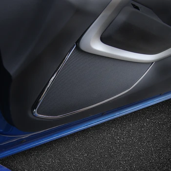 MOPAI ABS Avto Notranja Vrata Zvočnik Zajema Dekoracijo Trim Nalepke za Chevrolet Camaro 2017 Up Avto Dodatki Styling
