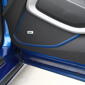 MOPAI ABS Avto Notranja Vrata Zvočnik Zajema Dekoracijo Trim Nalepke za Chevrolet Camaro 2017 Up Avto Dodatki Styling