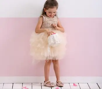 Vrh trgu cici dekle boutique baby stranka žogo obleke 6M-6years malčka dekleta perilo mozaik tutu obleko otroci torto obleko 1piece