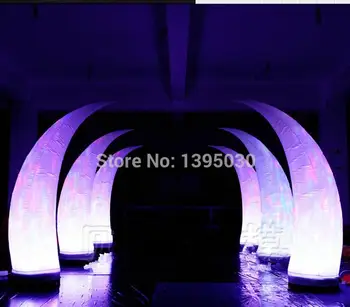 Napihljive tube LED napihljivi svetlobe z notranjo puhalo za hotel praznovanje jedilnico