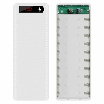 L10 LCD-Zaslon DIY 10x18650 Baterije Primeru Power Shell Banke Polnilnik Box Dodatek
