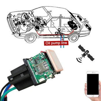 Avto Rele GPS Tracker Naprave GSM Lokator Daljinski upravljalnik Proti kraji Spremljanje Cut off Olje za Vklop Sistema za APLIKACIJO Hot Prodaja