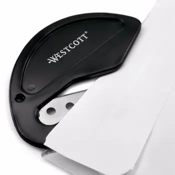 10Pcs/Veliko Plastično Mini Pismo Pošte Sredstev Odpirač za Varnost Papir Varovano Rezila Pisarniške Opreme Pismo Odpirač Naključno Barvo