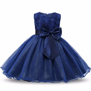 Bleščica Dekle Krst Novo Obleko 2021 brez Rokavov Fant Obleke Dekliška Oblačila Stranka Princesa Vestidos Nina5 6 7 8 leto, rojstni dan Obleko