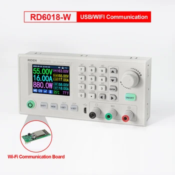 RD6018 18A Constant Trenutno Constant Voltage Direct-trenutne Power-Supply Modul Tipkovnica Programske opreme PC Wifi Telefon App Nadzor