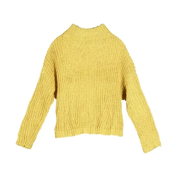 Nove Ženske, dame, jeseni, pozimi Dolg Rokav Pleteni puloverji Turtleneck moda svoboden priložnostne trdna kratek pulover vrhovi
