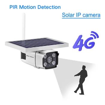 Širokokotni Fotoaparat 4G Kartice SIM 1080P HD solarnimi Prostem Spremljanje YN88 IP67 Nepremočljiva CCTV Kamere Pametnega Doma Dolgo Pripravljenosti