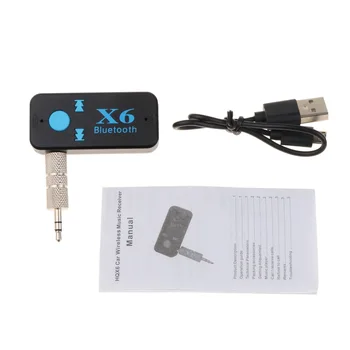 Kebidu Bluetooth 4.2 Brezžični Adapter Sprejemnik AUX Audio (prostoročni Kompleti za vgradnjo v vozilo TF Kartica Mp3 Glasbo, Oddajnik za iPhone 6 7 8 X