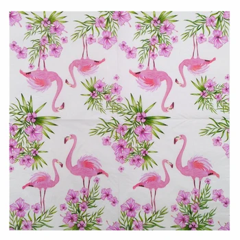 Nove barvne tiskane napkin Instagram slog pink flamingo Zahodni restavracija tkiva poročno zabavo za Enkratno uporabo brez vonja papirja tkiva