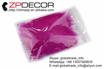 Vodilni Dobavitelj ZPDECOR 200pieces/veliko 4-6inch(10-15 cm) Seksi Hot Pink Turčija Marabous Perje na Debelo