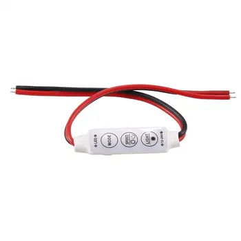 Dimmer Mini 12V 12A LED Dimmer Daljinski upravljalnik Za Eno Barvo, 5050/3528 Led Trakovi Svetlost Zatemnitve