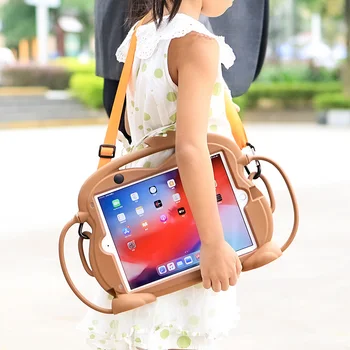 Otrok anti-padec Apple iPad primeru 2020 novo 10.2-inch silikonski mini5 usnjena torbica 9.7 palčni 10.9air4 tablet Pro11 lupini 10.5