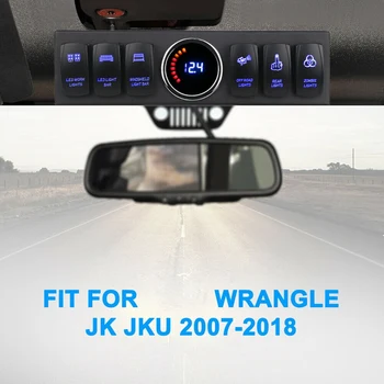 6 Banda Stikalo Pod Plošča Primerna za Jeep Wrangler JK 2007-2018 Z Napeljave Pas Kit