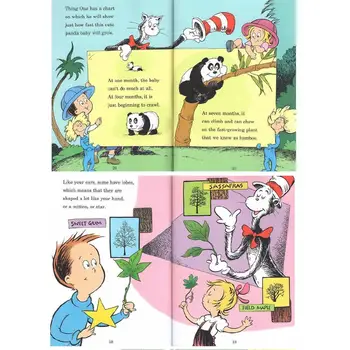 20 Knjig/Set Dr. Seuss Mačka V Klobuki Učenje Knjižnica angleški Zgodba Knjig za Otroke, Kolorit Knjigo Aprendendo Brinquedos