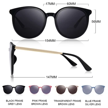 VEGOOS Okrogla sončna Očala Ženske Letnik UV400 Zaščito Oblikovalec Luksuzne blagovne Znamke Ravno Objektiv Odtenki za Plažo, ki Potujejo Vožnje #6153