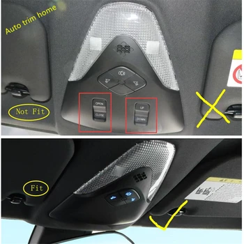 Lapetus Prednji Sedež Streho Bralne Luči Žarnice Kritje za Vgradnjo, Primerna Za Toyota C-HR CHR 2016 - 2021 Mat / Ogljikovih Vlaken Videz ABS
