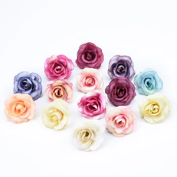 20pcs Svile medvedek vrtnic dekorativne rože venci ponaredek cvetje album, home decor diy nevesta broška umetno cvetje